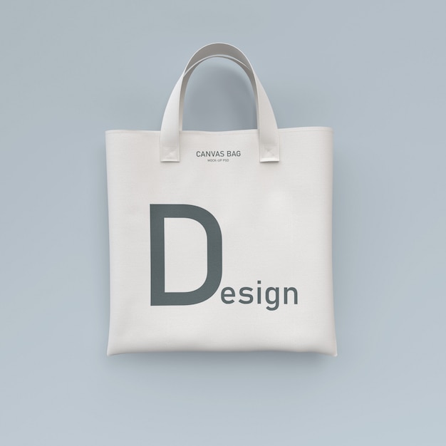 Canvas bag mockup