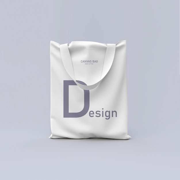 PSD canvas bag mockup