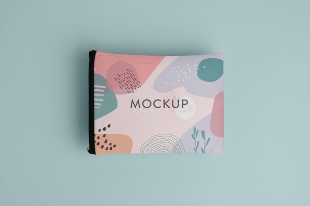 Canvas laptop and tablet sleeve mockup