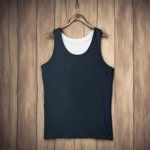 Canvas tank tops mockup