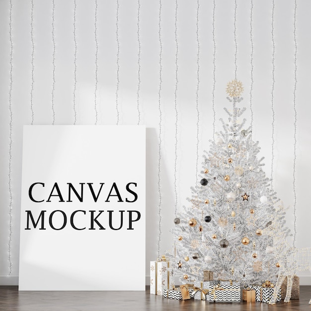 Canvasmodel voor kerst en oud en nieuw