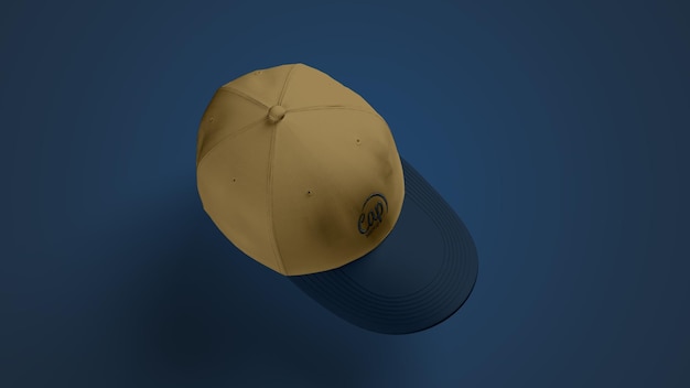 PSD cap embroidery psd mockup