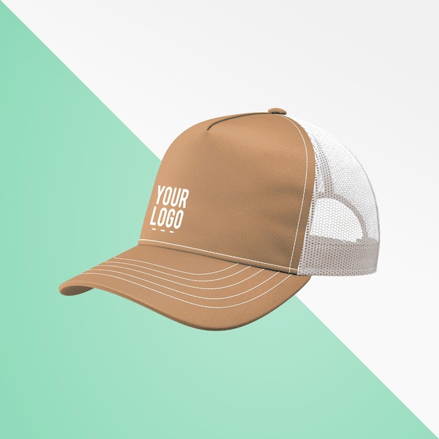 PSD cap mockup design