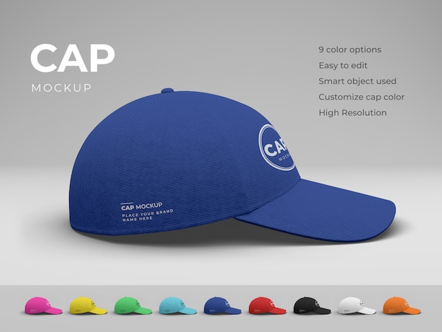 Cap mockup design