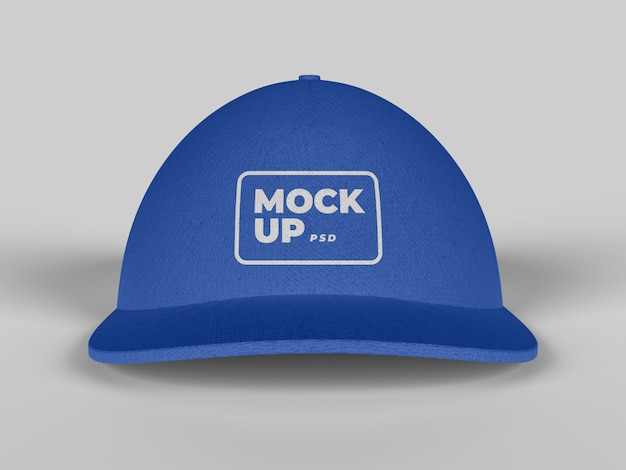 Cap mockupfront view closeup