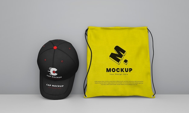 Cap ontwerp mock-up