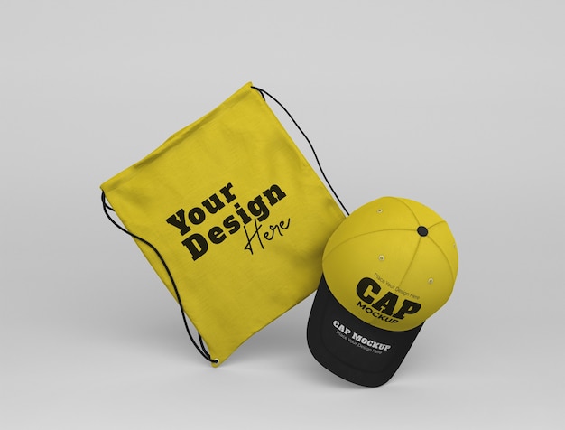 PSD cap ontwerp mock-up