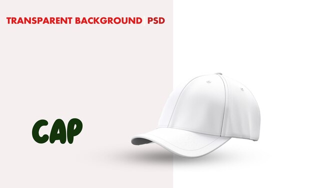 PSD cap transparent background psd file