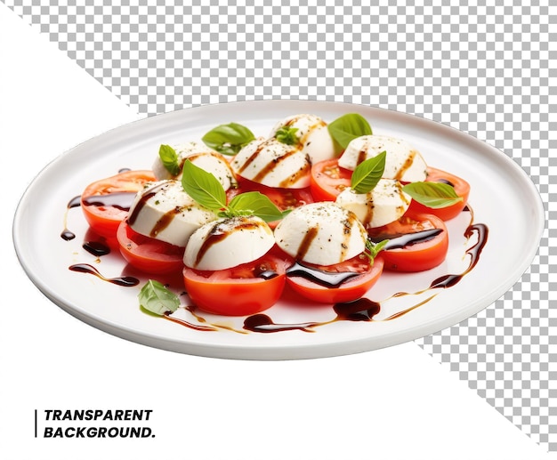 PSD caprese salad italian food