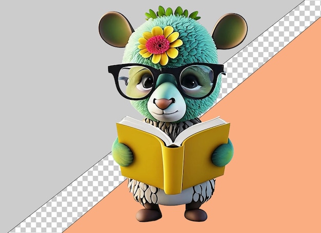 PSD capricious reading 3d dieren