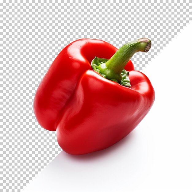 PSD capsicum isolated on transparent background