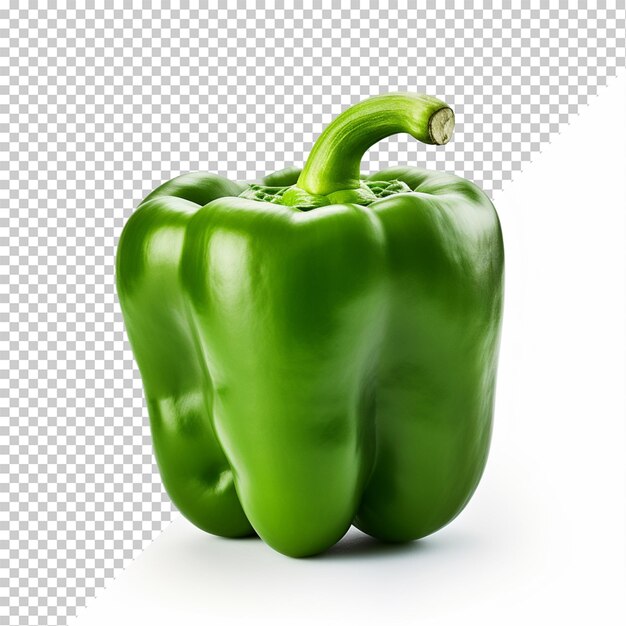 PSD capsicum isolated on transparent background