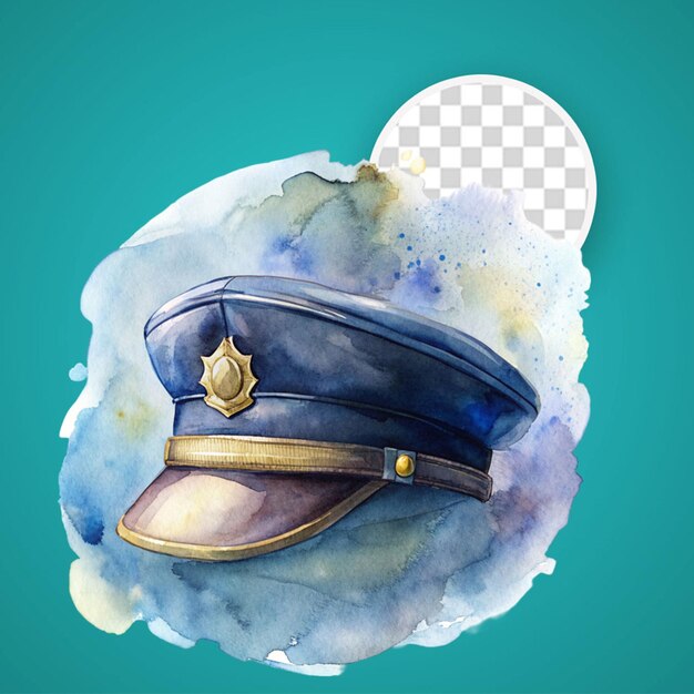 Captain hat concept illustration