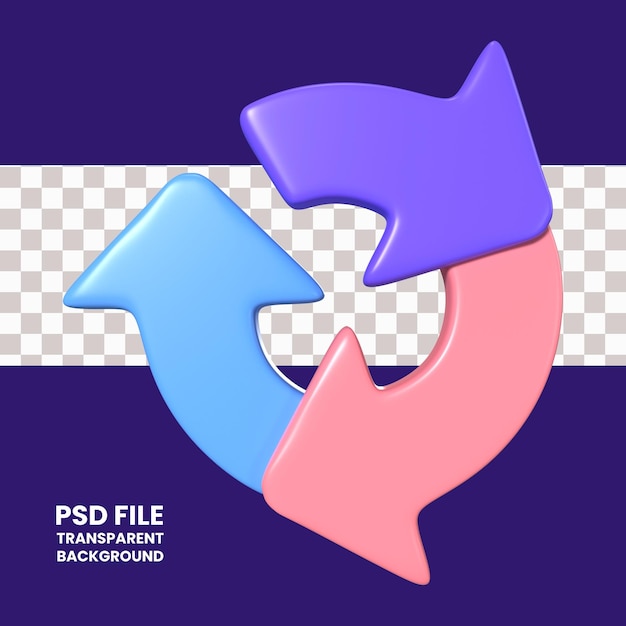 PSD captcha 3d illustration icon