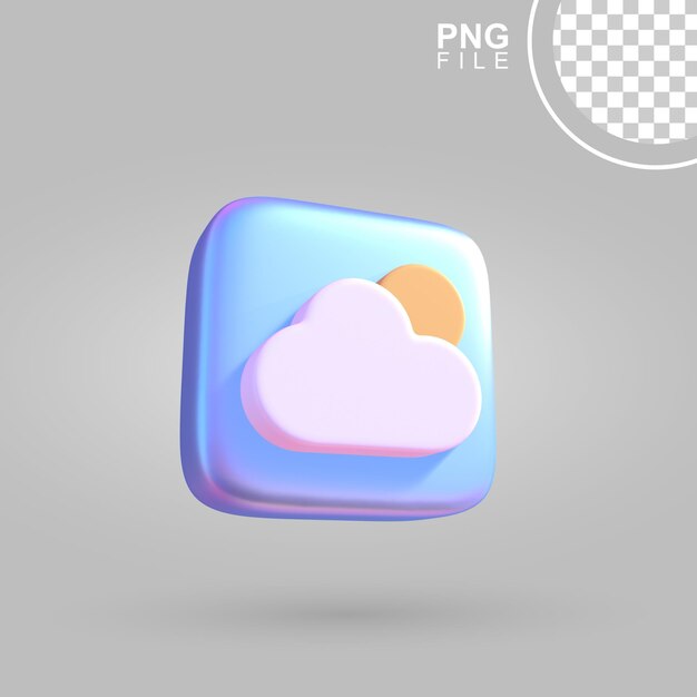 Captivating 3D Weather Icon