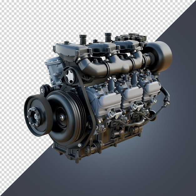 PSD car engine png