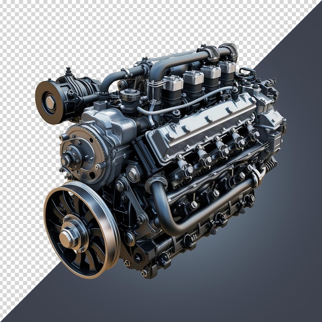 PSD car engine png