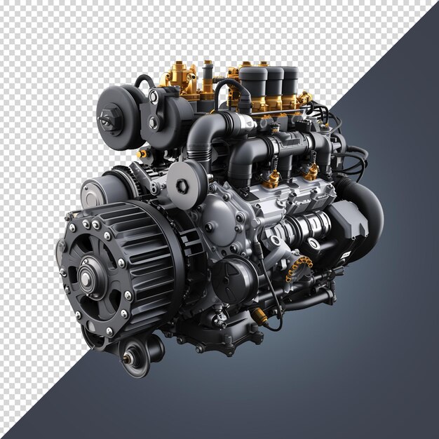 PSD car engine png