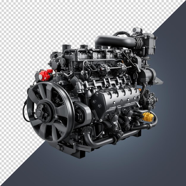 PSD car engine png