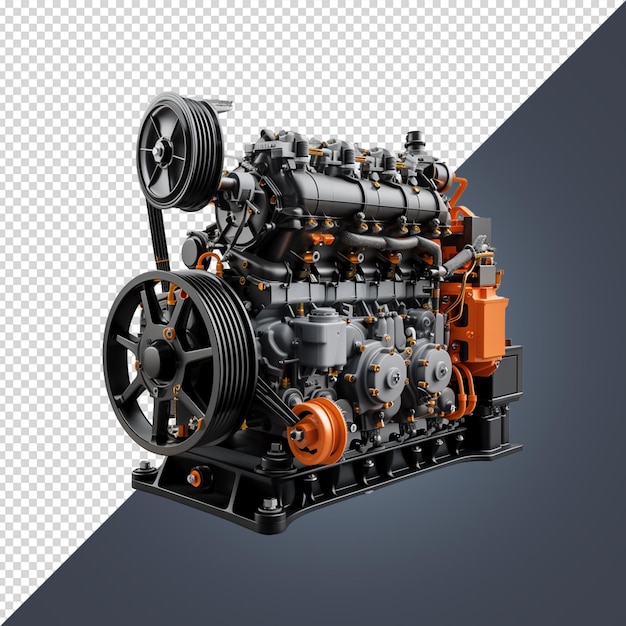 PSD car engine png