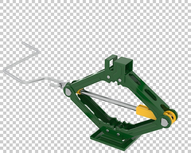 PSD 透明な背景 3 d レンダリング図に分離された車のジャック