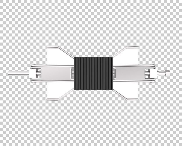 PSD cric isolato su sfondo trasparente 3d rendering illustrazione