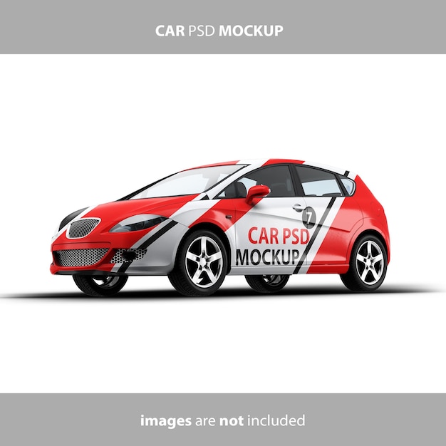 PSD car mockup