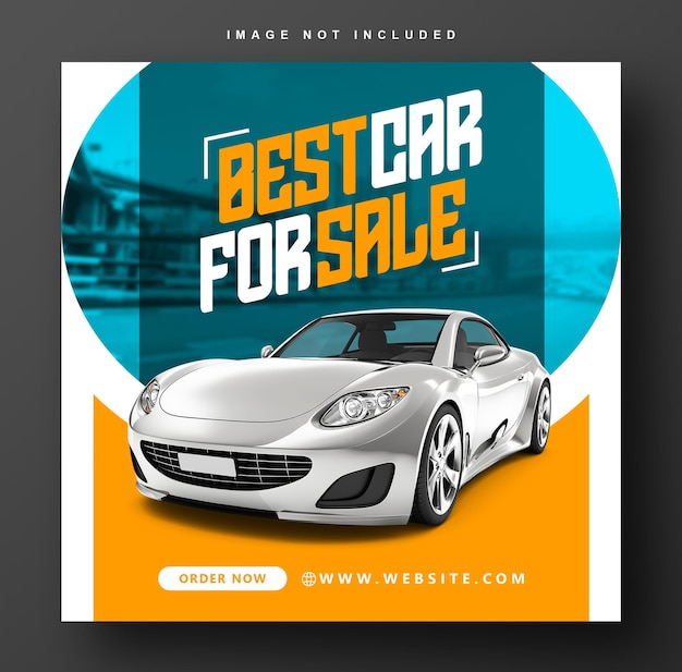 PSD car sale promotion post