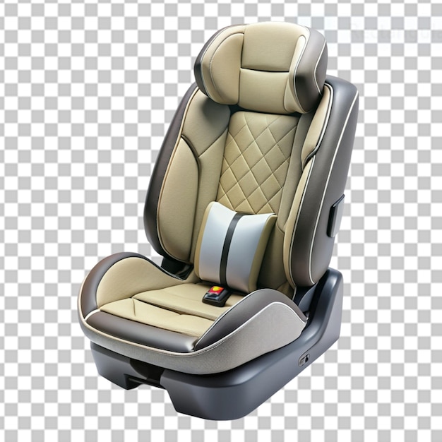 PSD car seat on transparent background