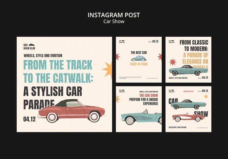 PSD 汽車展覽的 instagram 帖子