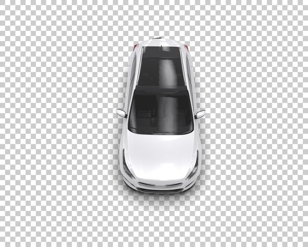 a car that is on a white background with a black roof