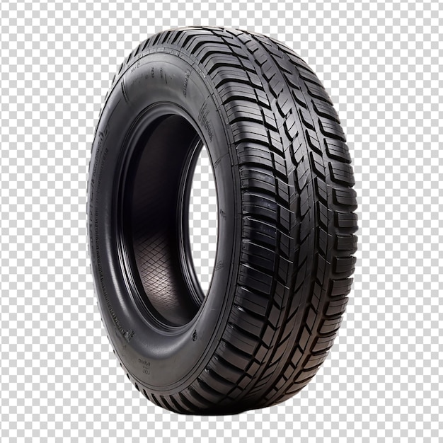 PSD car tire isolated on white background