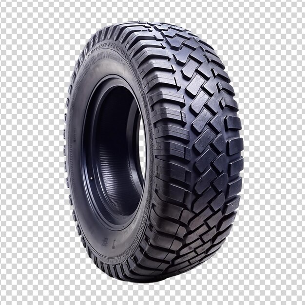 PSD car tire isolated on white background