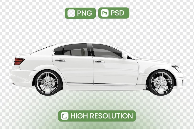 PSD a car with a sticker that says pnc on it