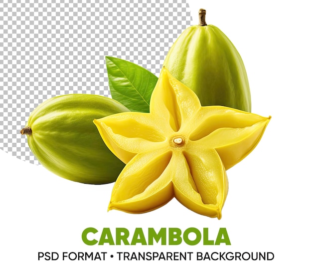 PSD carambola's transparante achtergrond