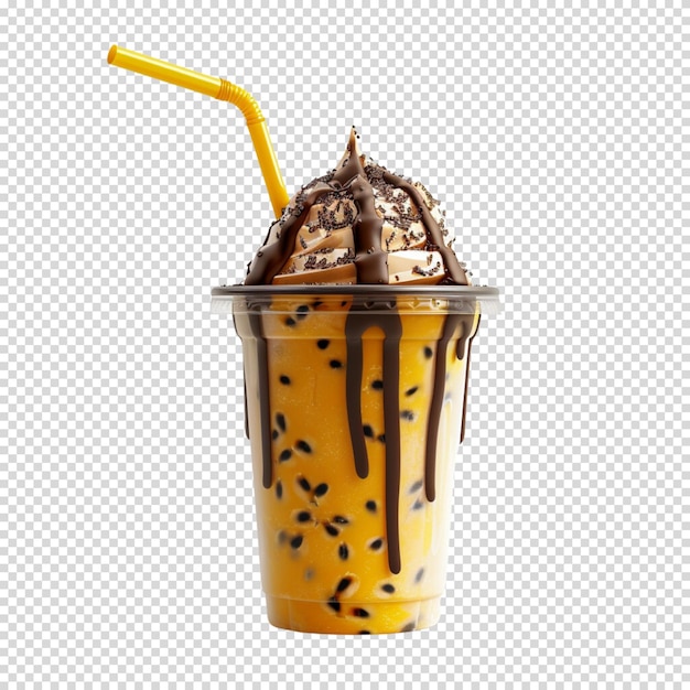 PSD caramel isolated on transparent background