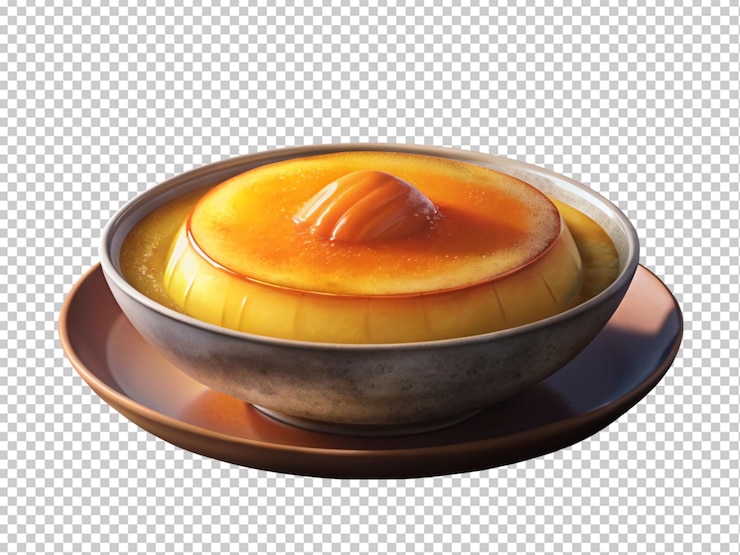 PSD caramel pudding