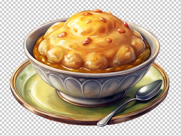 PSD caramel pudding