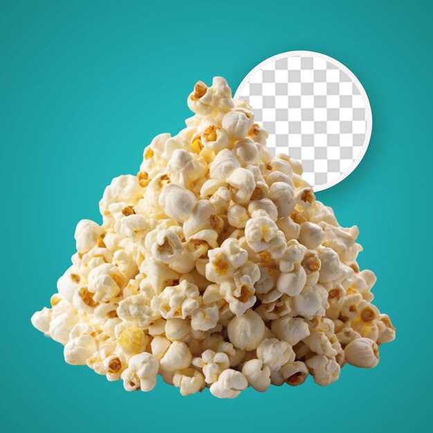 PSD caramel puff corn popcorn isolated on transparent background