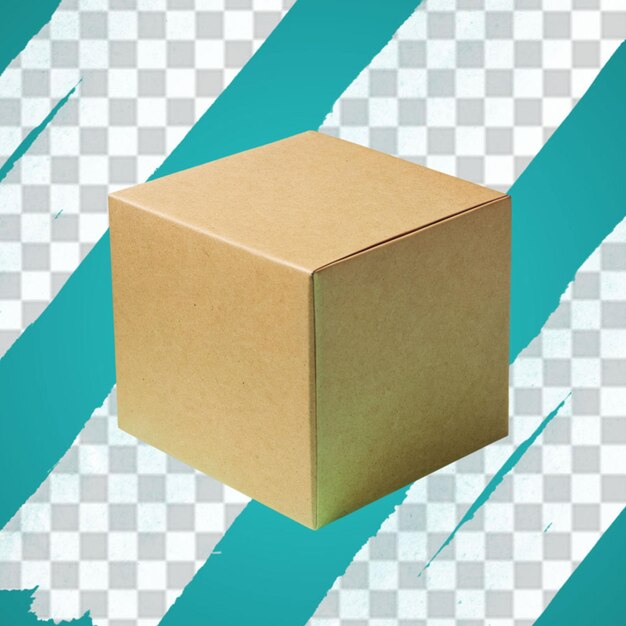 Cardboard box or brown paper box