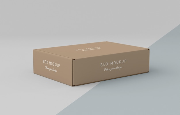 PSD cardboard box mock-up