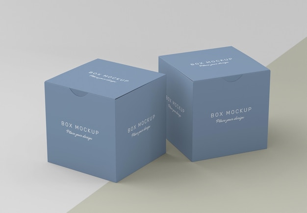 PSD cardboard box mock-up