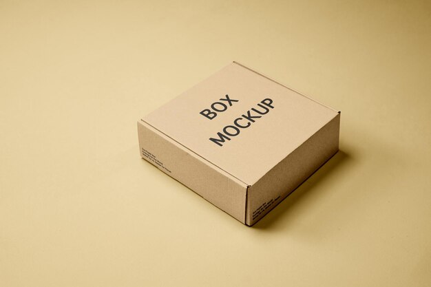 cardboard box mockup