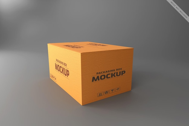 Cardboard box mockup