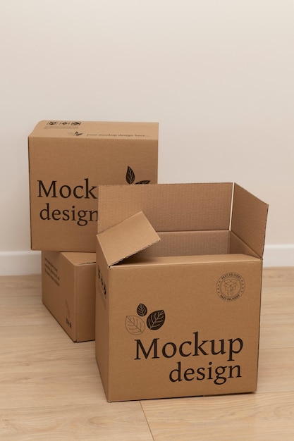 PSD cardboard box for moving house and packaging