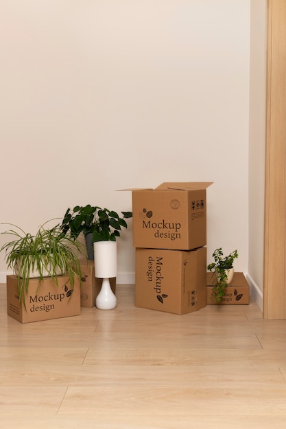 PSD cardboard box for moving house and packaging