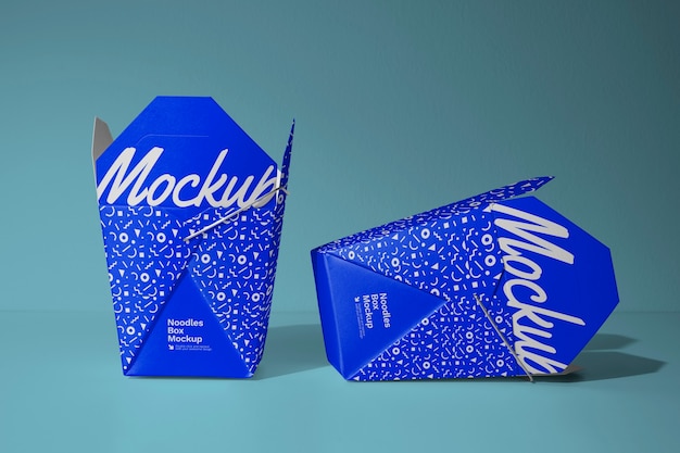 PSD cardboard packaging for noodles