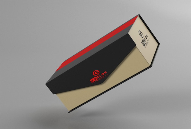 cardboard shoes mockup
