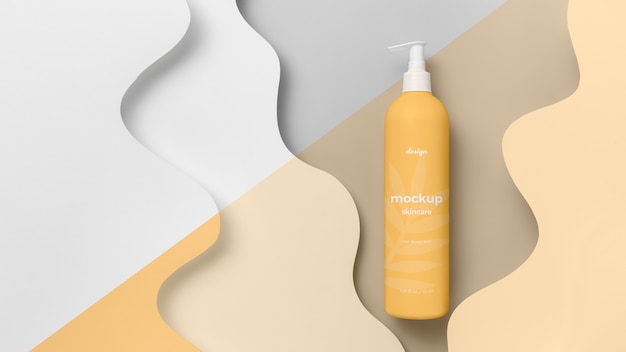 Cardboard and skincare packaging