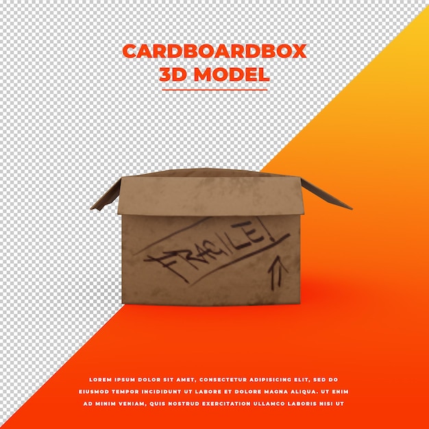 PSD cardboardbox